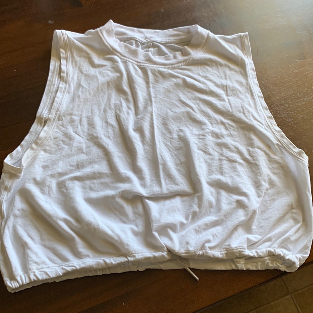 White Lululemon Tank